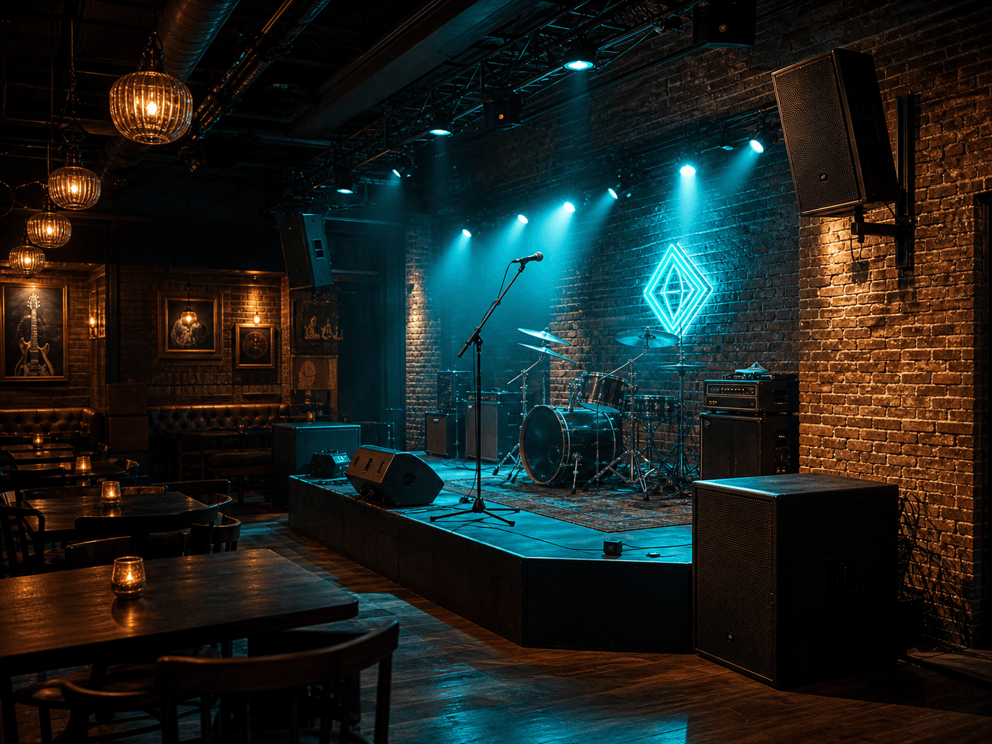 Artist-branded venue room